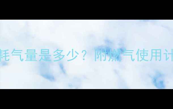 图片 24KW壁挂炉每小时耗气量是多少？附燃气使用计算公式与节能技巧