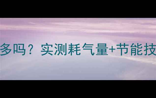 24kw壁挂炉一天耗气多吗实测耗气量节能技巧省气攻略来了