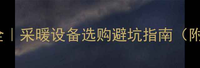 图片 24kw壁挂炉热水流量全｜采暖设备选购避坑指南（附安装技巧+使用秘籍）