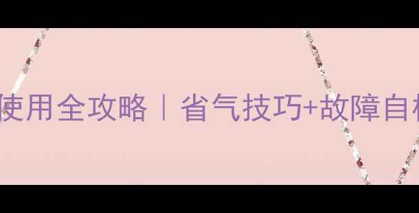 L1PB28壁挂炉采暖设备使用全攻略省气技巧故障自检温达斯官方认证指南