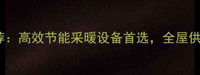图片 Protherm壁挂炉推荐：高效节能采暖设备首选，全屋供暖系统与选购指南1
