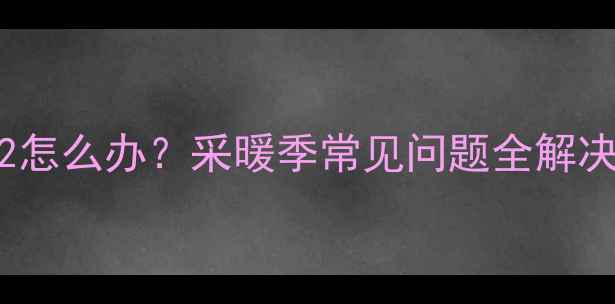 图片 SIME壁挂炉故障代码02怎么办？采暖季常见问题全解决指南（附自检步骤）1