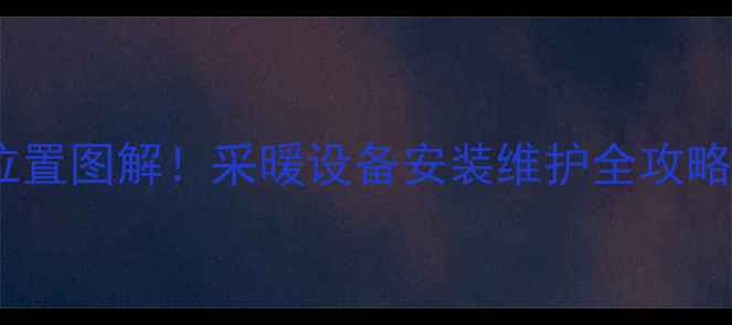 燃气壁挂炉排气阀位置图解采暖设备安装维护全攻略附高清示意图