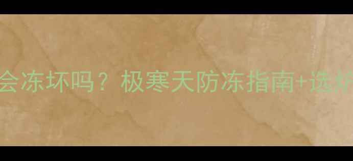 壁挂炉零下20度真的会冻坏吗极寒天防冻指南选炉避坑攻略附实测数据