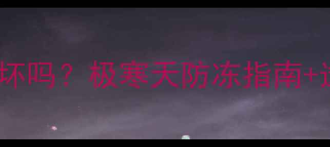 图片 ❄️壁挂炉零下20度真的会冻坏吗？极寒天防冻指南+选炉避坑攻略（附实测数据）2