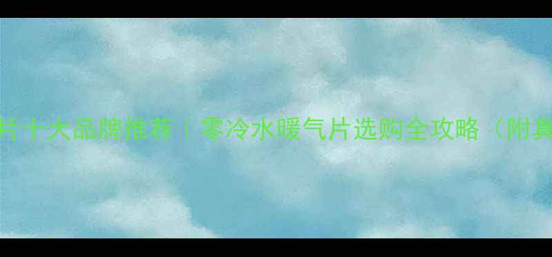 图片 ❄️河源暖气片十大品牌推荐｜零冷水暖气片选购全攻略（附真实安装案例）