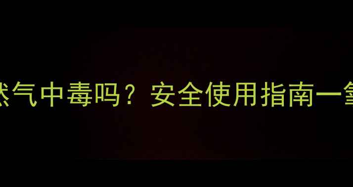 图片 ❗️燃气地暖会天然气中毒吗？安全使用指南一氧化碳防护全攻略🔥