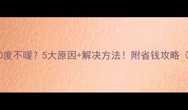 图片 ❶壁挂炉水温30度不暖？5大原因+解决方法！附省钱攻略（附维修案例）1