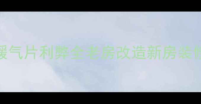 图片 上海明装暖气片利弊全老房改造新房装修必看指南