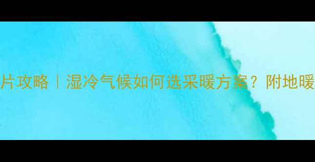 图片 上海装暖气片攻略｜湿冷气候如何选采暖方案？附地暖vs暖气片全