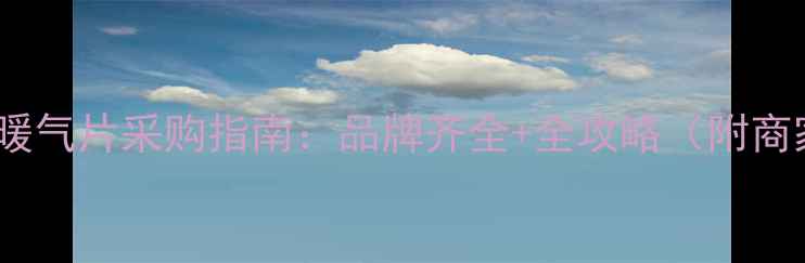 临沂专业暖气片采购指南品牌齐全全攻略附商家推荐