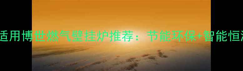 图片 佳木斯严寒地区适用博世燃气壁挂炉推荐：节能环保+智能恒温的采暖设备全1