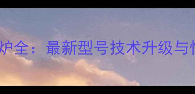 图片 八喜壁挂炉全：最新型号技术升级与性能对比1