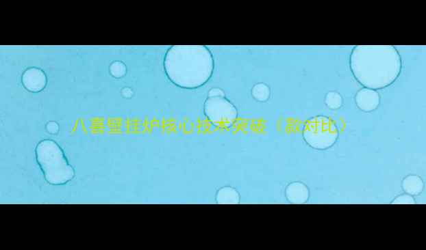 八喜壁挂炉核心技术突破款对比