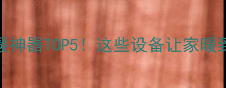 图片 冬季采暖神器TOP5！这些设备让家暖到心里🔥