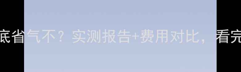 冷凝壁挂炉到底省气不实测报告费用对比看完再买不踩坑