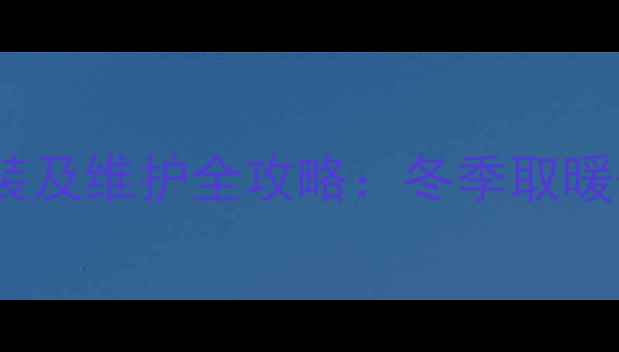 图片 北京家用燃煤锅炉安装及维护全攻略：冬季取暖省煤省钱技巧大公开1