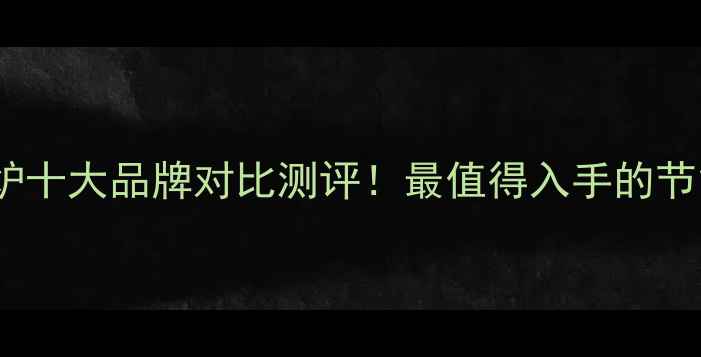 图片 北京家用采暖锅炉十大品牌对比测评！最值得入手的节能环保设备清单1