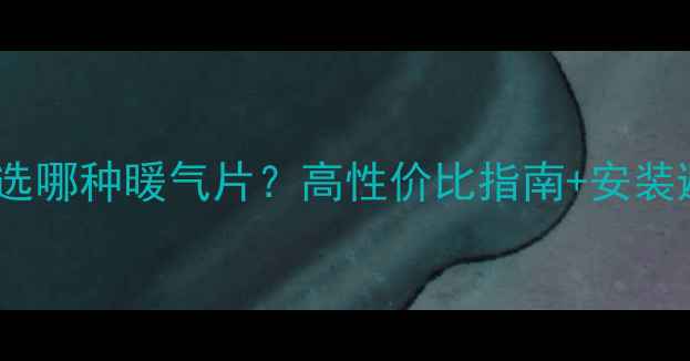 图片 南方壁挂炉选哪种暖气片？高性价比指南+安装避坑全攻略1