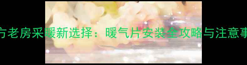 南方老房采暖新选择暖气片安装全攻略与注意事项