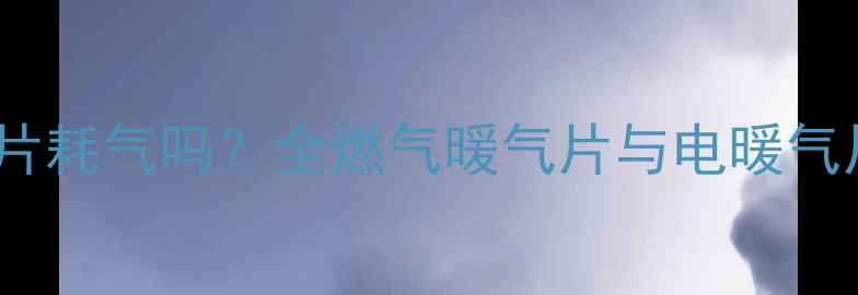 图片 南方装暖气片耗气吗？全燃气暖气片与电暖气片耗能对比2
