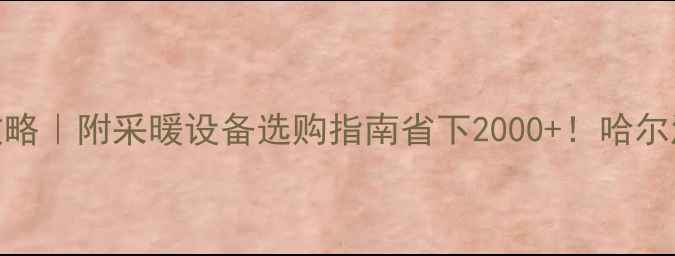 图片 哈尔滨暖气费补贴全攻略｜附采暖设备选购指南省下2000+！哈尔滨人必看取暖省钱秘籍