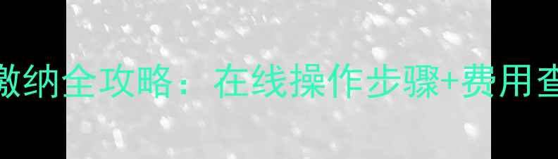 图片 嘉峪关暖气费网上缴纳全攻略：在线操作步骤+费用查询+常见问题解答1