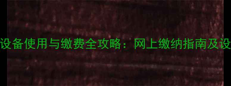 图片 嘉峪关采暖设备使用与缴费全攻略：网上缴纳指南及设备维护技巧