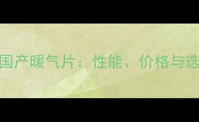 国外暖气片vs国产暖气片性能价格与选择的终极指南