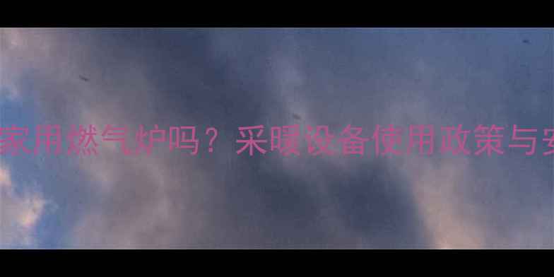 图片 国家允许家用燃气炉吗？采暖设备使用政策与安全指南2