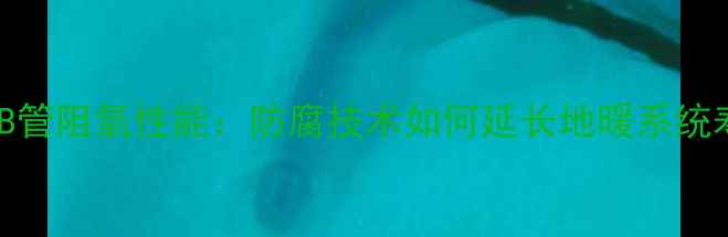 图片 地暖PB管阻氧性能：防腐技术如何延长地暖系统寿命？