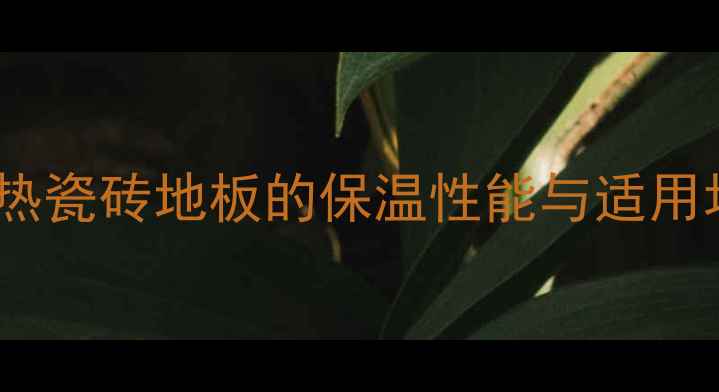 地暖加热瓷砖地板的保温性能与适用场景全