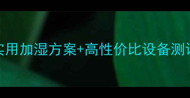 地暖干燥救星5种实用加湿方案高性价比设备测评北方人必看干货