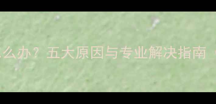 图片 地暖排不完气怎么办？五大原因与专业解决指南（附操作步骤）1