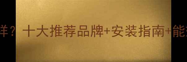 壁挂式电暖气片怎么样十大推荐品牌安装指南能效对比选购全攻略