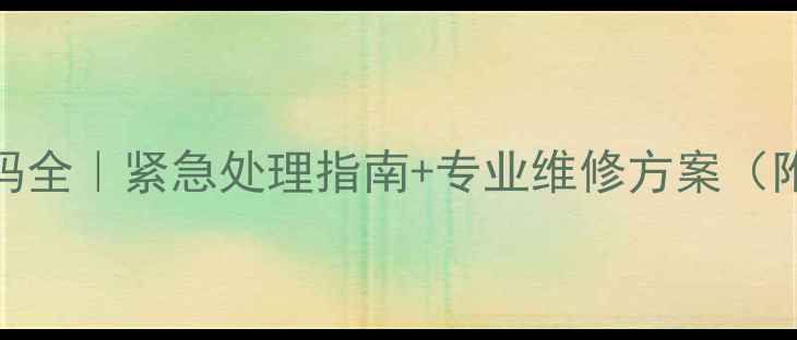 壁挂炉E11故障代码全紧急处理指南专业维修方案附真实维修案例