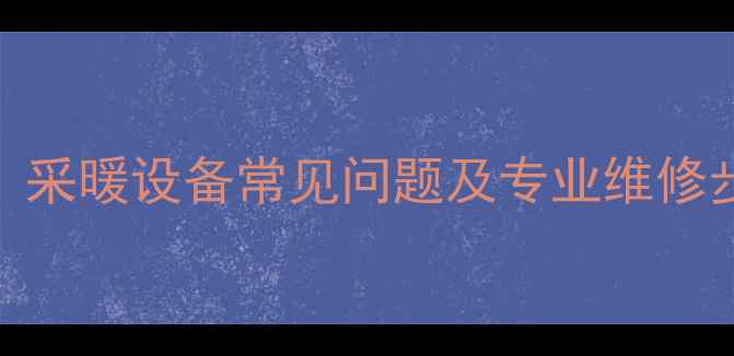 图片 壁挂炉E6故障代码：采暖设备常见问题及专业维修步骤（附图文指南）