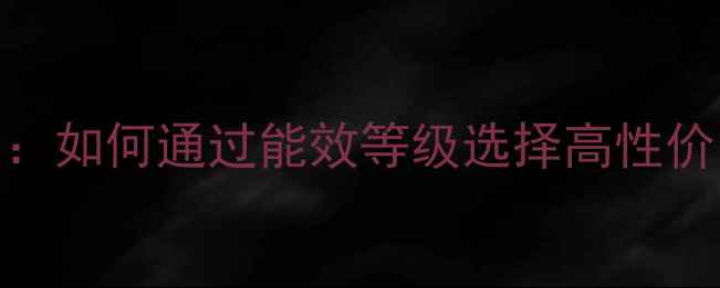 图片 壁挂炉R值深度：如何通过能效等级选择高性价比采暖设备？1