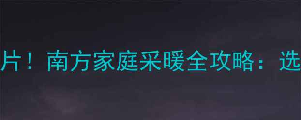 图片 壁挂炉VS暖气片！南方家庭采暖全攻略：选错后悔3年！2
