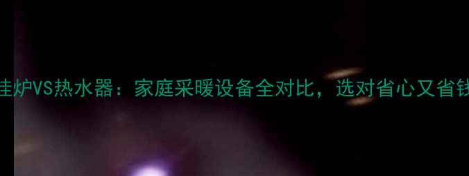 壁挂炉VS热水器家庭采暖设备全对比选对省心又省钱