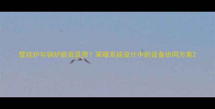 壁挂炉与锅炉能否混用采暖系统设计中的设备协同方案