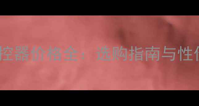 图片 壁挂炉主控器价格全：选购指南与性价比推荐1