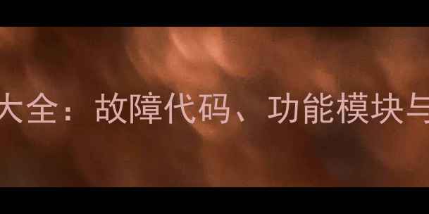 图片 壁挂炉主板英文标识大全：故障代码、功能模块与维修指南（含图解）