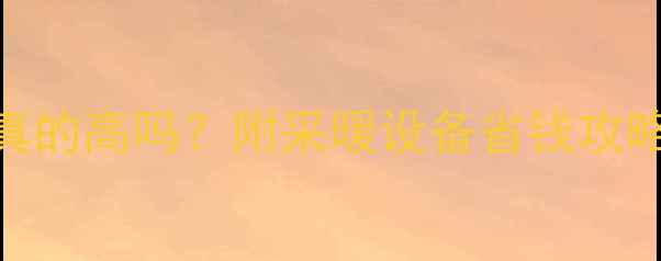 图片 壁挂炉使用成本真的高吗？附采暖设备省钱攻略+真实对比测评1