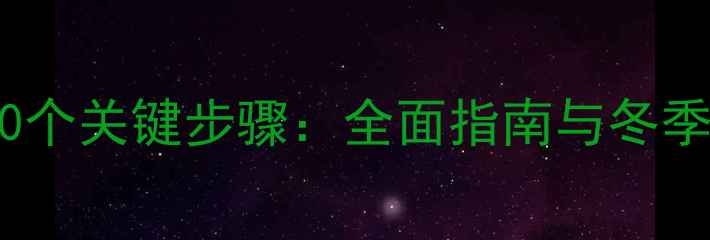 壁挂炉保养的10个关键步骤全面指南与冬季故障预防技巧
