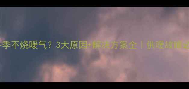 壁挂炉冬季不烧暖气3大原因解决方案全供暖故障必看指南