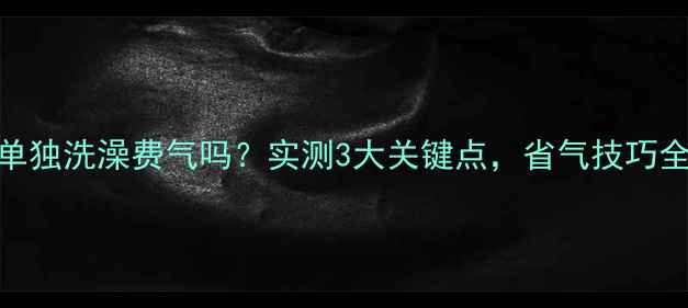 壁挂炉单独洗澡费气吗实测3大关键点省气技巧全公开