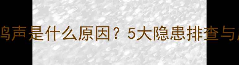图片 壁挂炉启动爆鸣声是什么原因？5大隐患排查与应急处理指南1