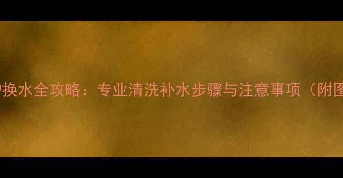 图片 壁挂炉换水全攻略：专业清洗补水步骤与注意事项（附图解）2