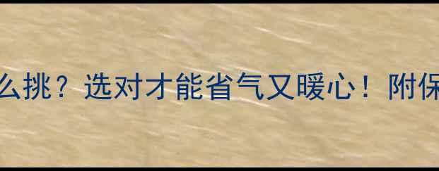 壁挂炉火苗怎么挑选对才能省气又暖心附保姆级操作指南